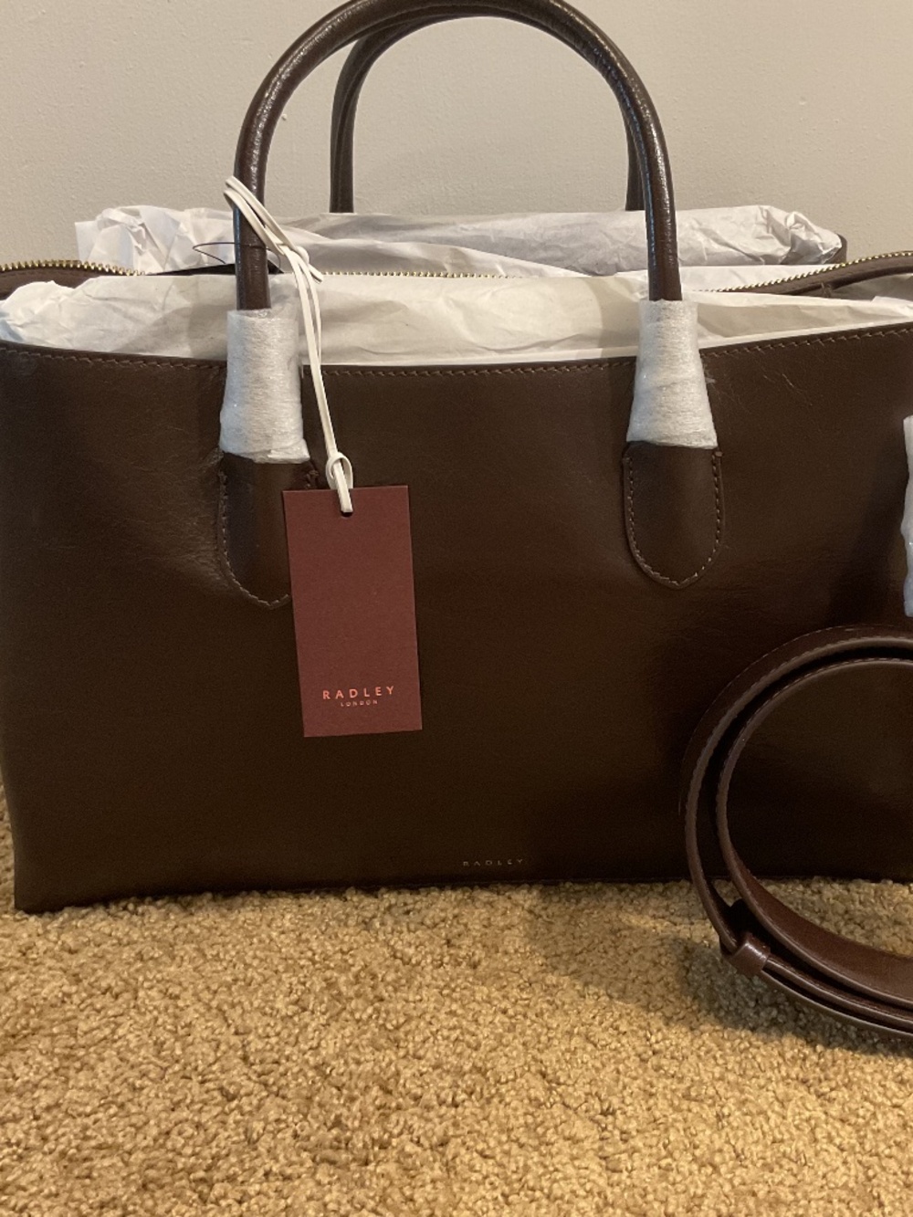 Radley London Large Dark Brown Romilly Tote